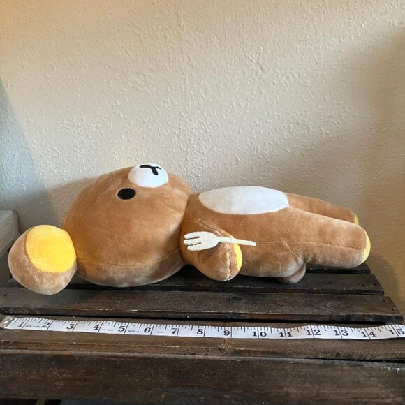 Rilakkuma San-X Cafe With Donut 15” Plush Stuffed Toy - Picture 4 of 4